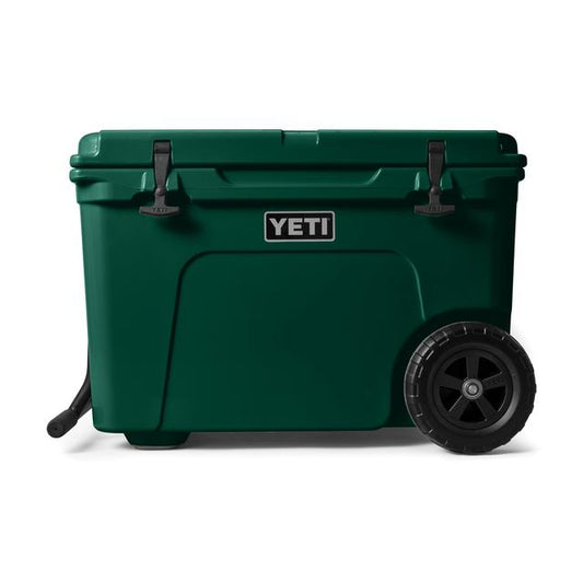 Tundra Wheeled Cooler - Black Forest Green