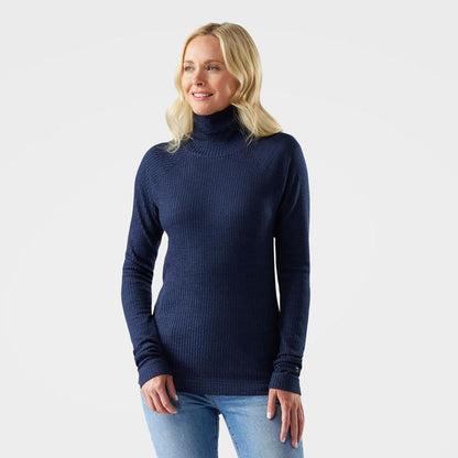 Women's Thermal Merino Rib Turtleneck - Earth's Edge