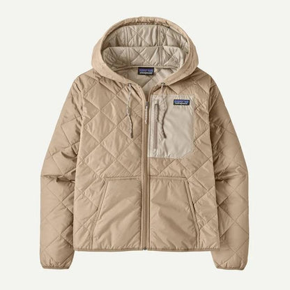Women's Diamond Quilted Bomber Hoody