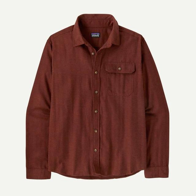 Men's Long Sleeved Lightweight Fjord Flannel Shirt