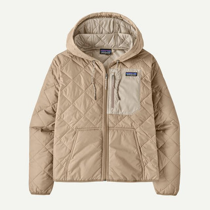 Women's Diamond Quilted Bomber Hoody