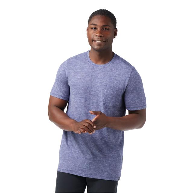 Mens Men's Merino Hemp Blend Pocket T-Shirt