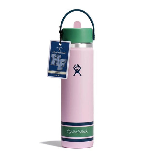 24 oz Wide Mouth with Flex Straw Cap - Campus Pink