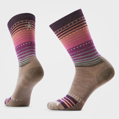 Unisex Everyday Stitch Stripe Crew Socks - Earth's Edge