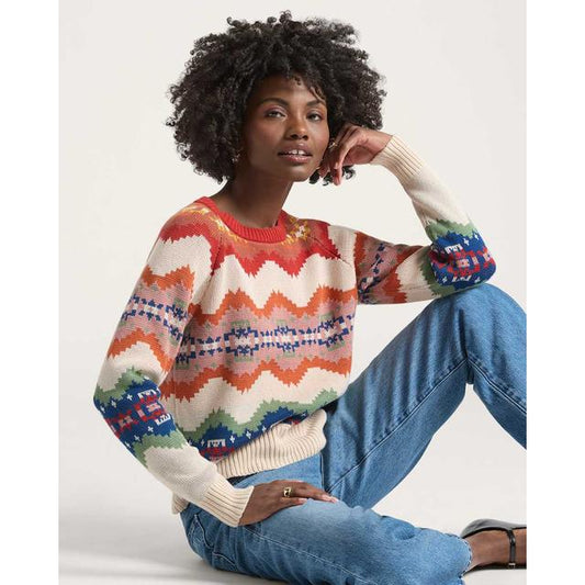 Raglan Cotton Graphic Sweater