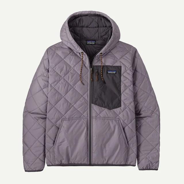 Men's Diamond Quilted Bomber Hoody