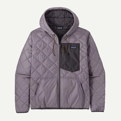 Men's Diamond Quilted Bomber Hoody