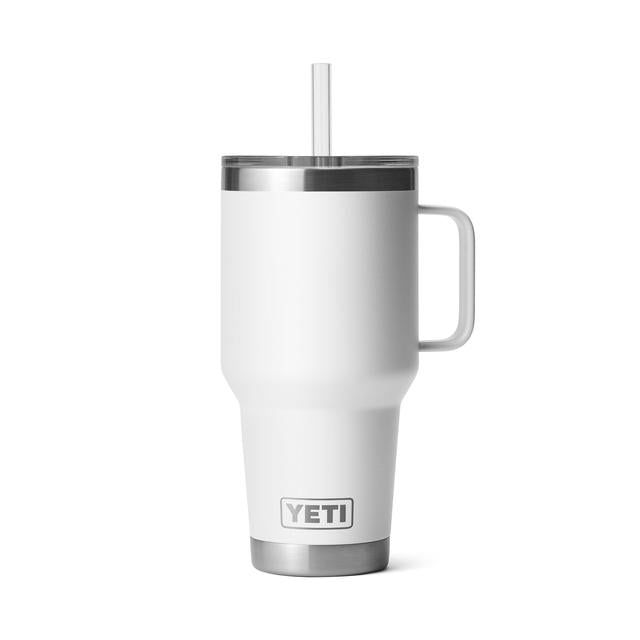 Rambler 35 oz Straw Mug - White