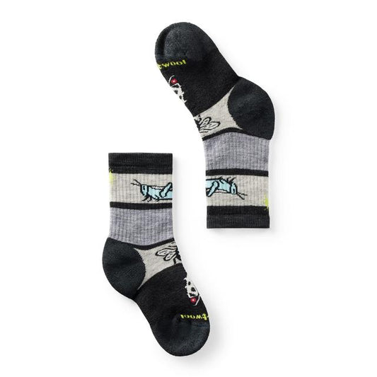 Mens Kids' Hike Garden Bugs Pattern Crew Socks