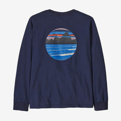 Kid's Long Sleeved Skyline Stencil T Shirt