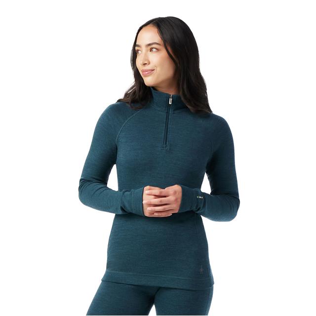 Women's Classic Thermal Merino Base Layer 1/4 Zippers Top - Earth's Edge