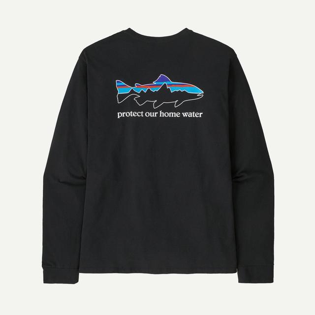 Men's Long Sleeved Home Water Trout Responsibili-Tee