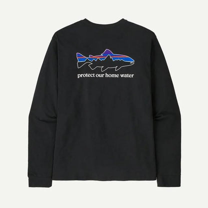 Men's Long Sleeved Home Water Trout Responsibili Tee