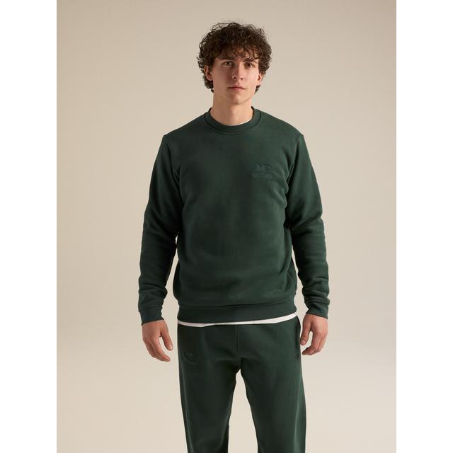 Emblem Fleece Crew Neck Pullover Men's
