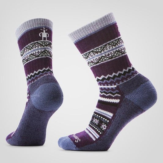 Unisex  Everyday Cozy Snowed In Sweater Crew Socks Tibetan Red