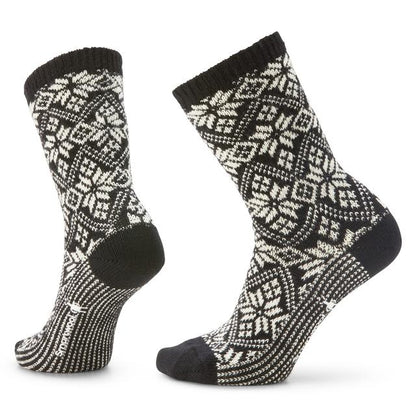 Unisex Everyday Cozy Traditional Snowflake Crew Socks - Earth's Edge