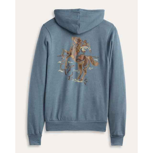 Women's Western Graphic Zip Hoodie