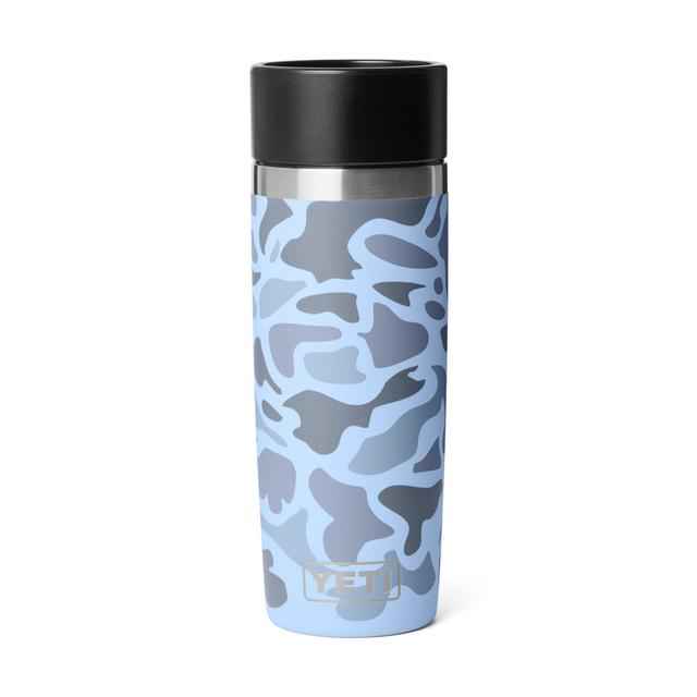 Rambler 16 oz Travel Bottle - Blue Camo
