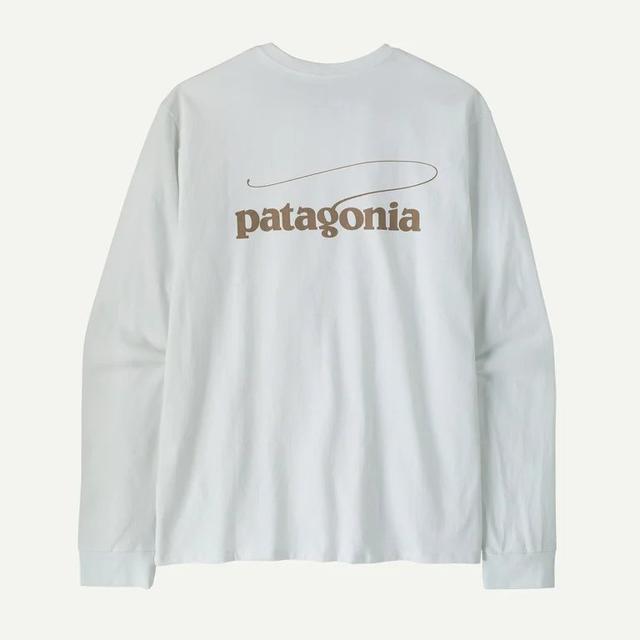Men's Long Sleeved Casting Logo Responsibili Tee - Earth's Edge