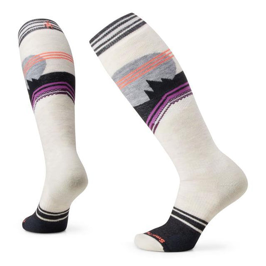 Womens Women's Snowboard Moon Energy Over The Calf Socks