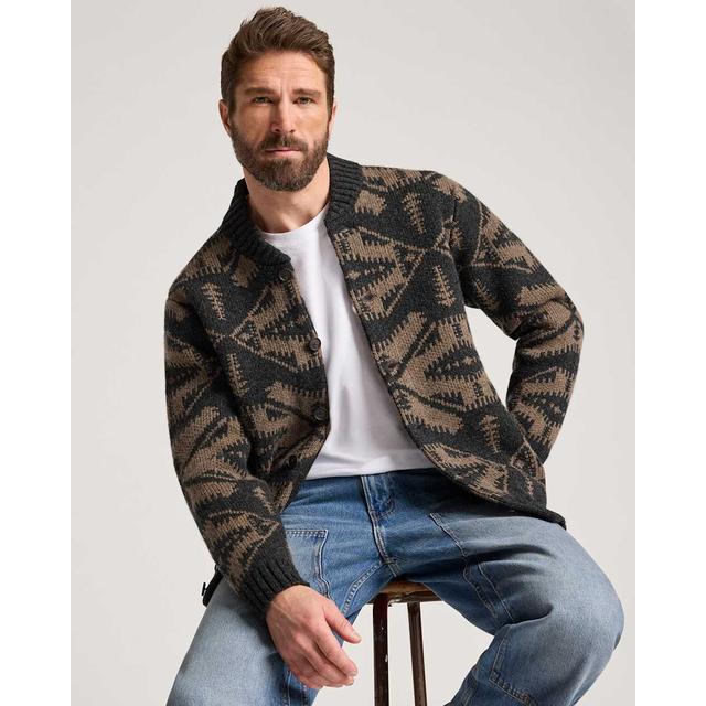 Men's Mirror Lake Lambswool Cardigan Sweater