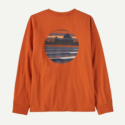 Kid's Long Sleeved Skyline Stencil T Shirt