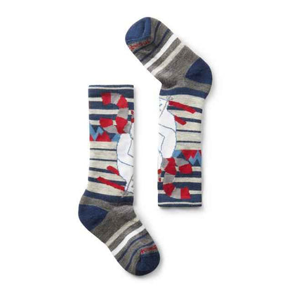 Men's Wintersport Yeti Pattern Over The Calf Socks
