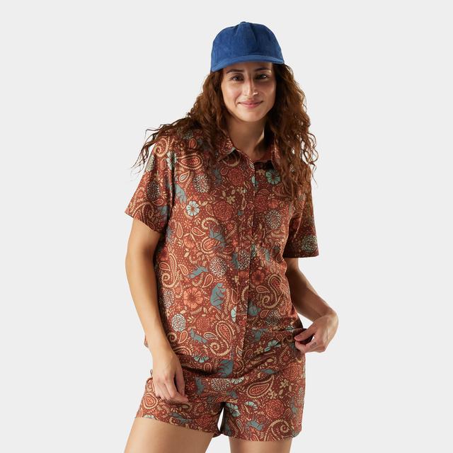 Women's Everyday Party Short Sleeve Button Down T-Shirt - Earth's Edge