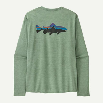 Men's L/S Cap Cool Daily Graphic Shirt - Waters