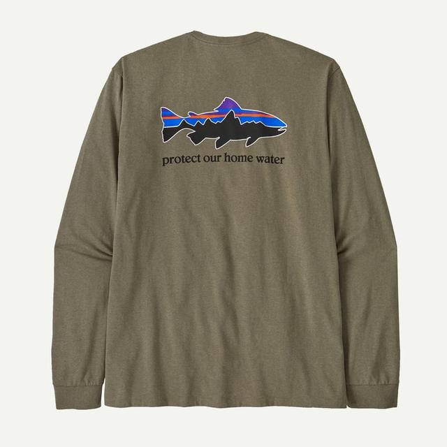 Men's L/S Home Water Trout Responsibili-Tee - Earth's Edge