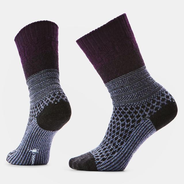 Unisex Everyday Cozy Popcorn Cable Crew Socks - Earth's Edge
