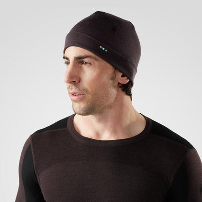 Unisex Thermal Merino Reversible Cuffed Beanie Hat - Earth's Edge