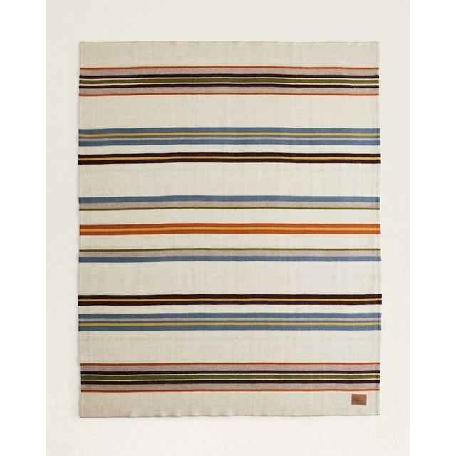 Bridger Stripe Wool Throw