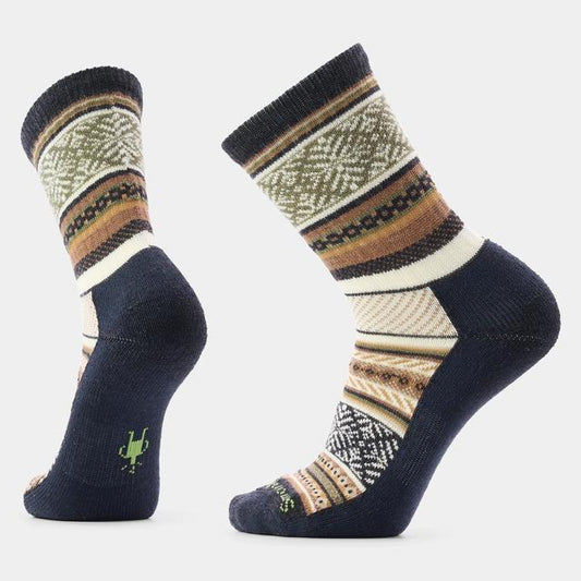 Unisex Everyday Cozy Fair Isle Sweater Crew Socks
