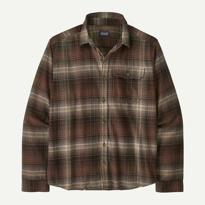 Men's Long Sleeved Lightweight Fjord Flannel Shirt