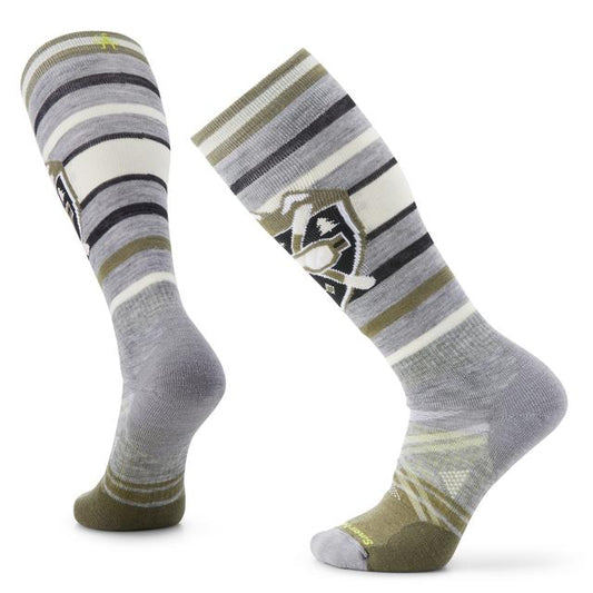 Mens  Ski Alpine Edge Socks Light Gray