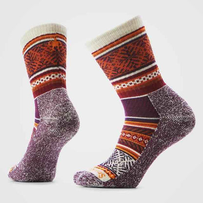 Unisex Everyday Cozy Fair Isle Sweater Crew Socks
