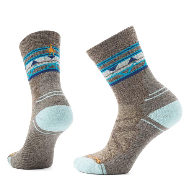 Women's Hike Light Cushion Zig Zag Valley Mid Crew Socks