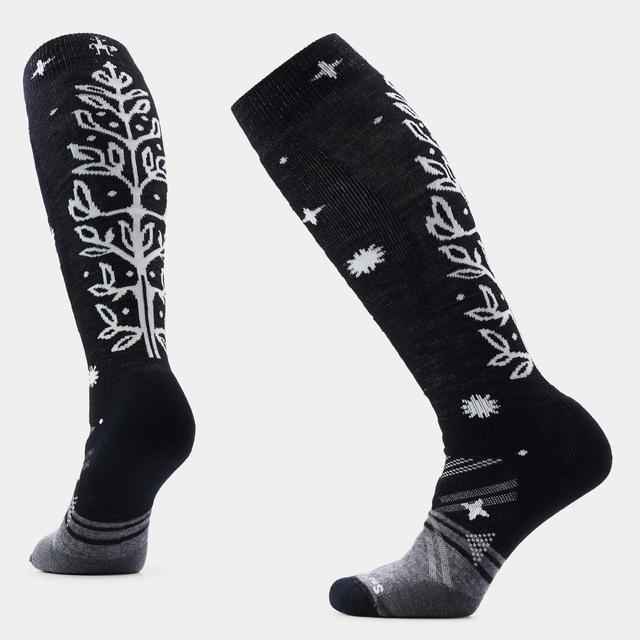 Women's Ski Ice Blossom Over the Calf Socks