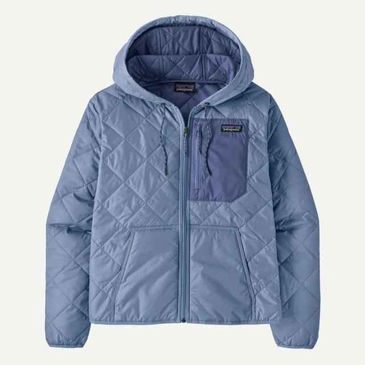 Women's Diamond Quilted Bomber Hoody