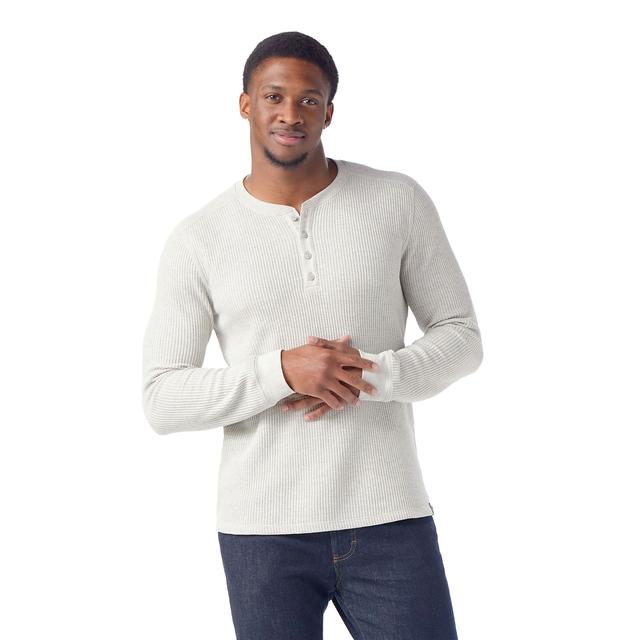 Men's Waffle Long Sleeve Henley