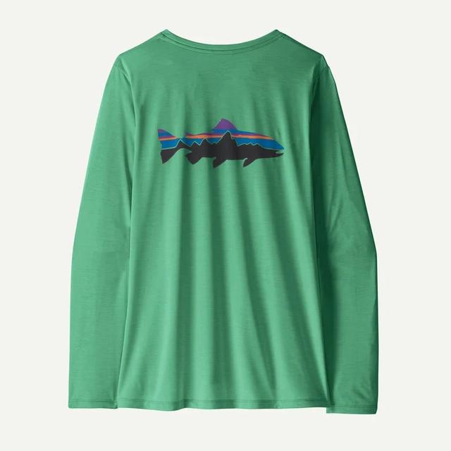 Women's Long Sleeved Capilene Cool Daily Shirt - Fitz Roy Trout - Earth's Edge