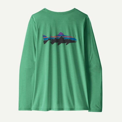 Women's Long Sleeved Capilene Cool Daily Shirt - Fitz Roy Trout - Earth's Edge