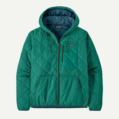Men's Diamond Quilted Bomber Hoody - Earth's Edge