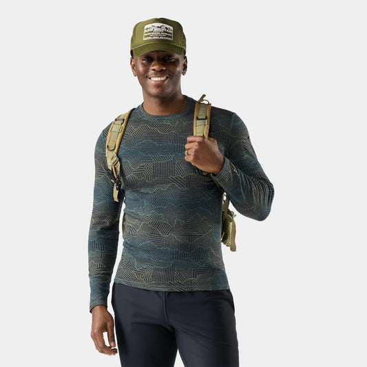 Men's Classic Thermal Merino Base Layer Crew Top