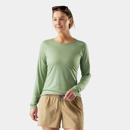 Women's Classic All-Season Merino Base Layer Long Sleeve Top - Earth's Edge