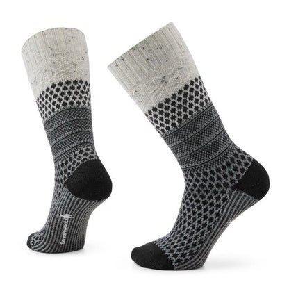 Unisex Everyday Cozy Popcorn Cable Crew Socks - Earth's Edge