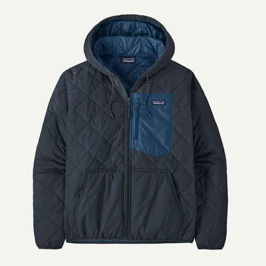 Men's Diamond Quilted Bomber Hoody