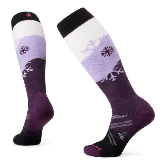Womens Women's Ski Snowpocalypse Pattern Over The Calf Socks