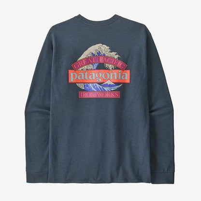 Men's Long Sleeved Great Waves Responsibili Tee